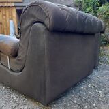 Modular drivers Italian design brown leather