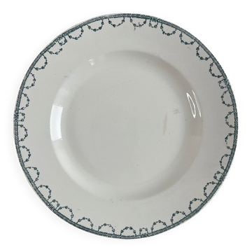 Presentation plate Sarreguemines Faust
