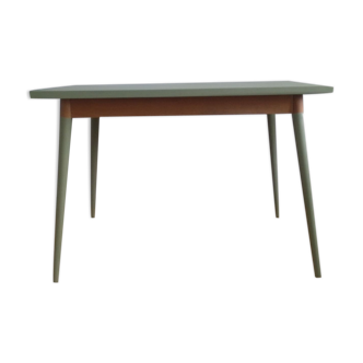 Table vintage aux pieds compas