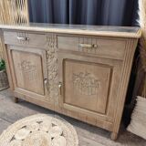 Buffet bas chêne massif