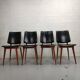 Ensemble de 4 chaises scandinaves
