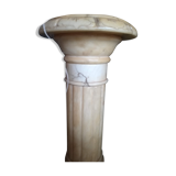 Lamp and its alabaster column