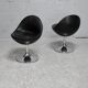 pair of "space age" swivel chairs. Sweden, circa 1965