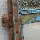 Mirror in old wooden frame, 174x100 cm