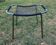 Tabouret métal en fils scoubidous 70’s