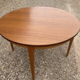 Scandinavian round table with extension