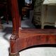 Console d’époque Restauration en acajou – Dessus de marbre – XIXe siècle