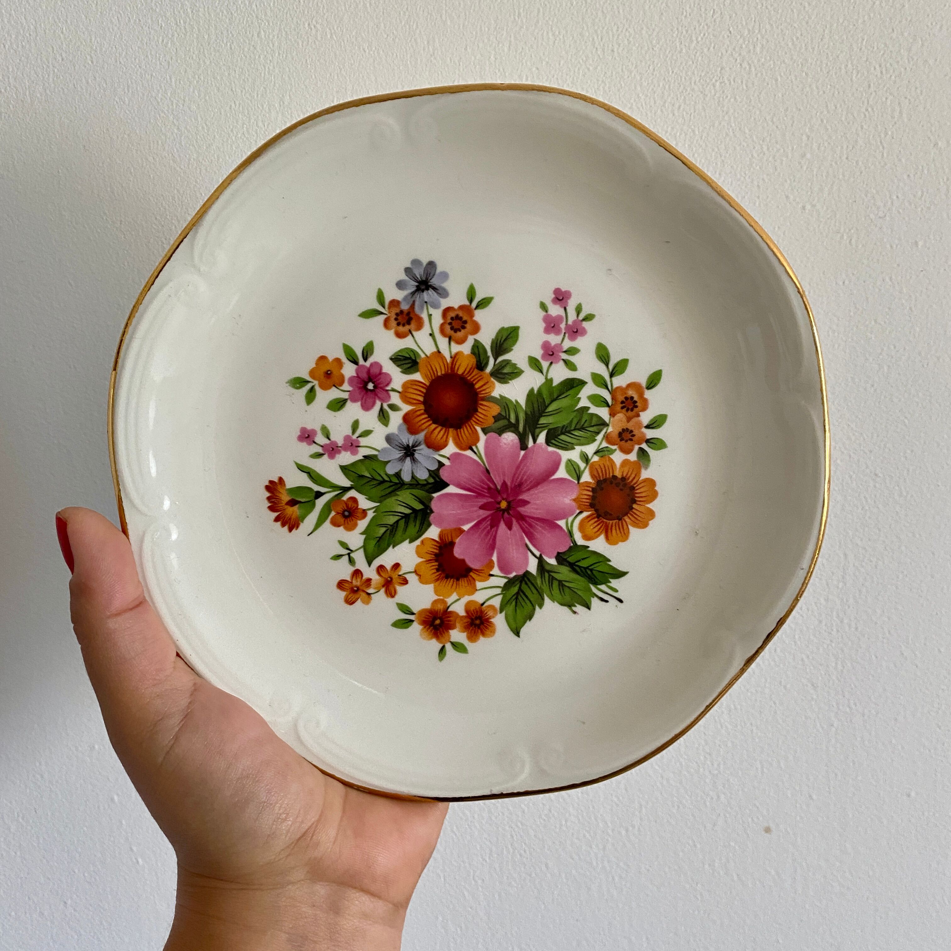 Set of 6 vintage plates from the gien manufacture