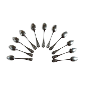 Set of 11 spoons in Christofle silverware