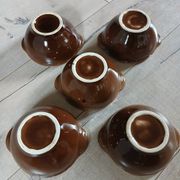 5 antique ear bowls Émile Henry