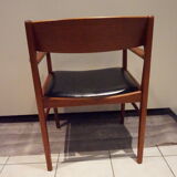 Office Chair Danish teak 1960 Erik Buck