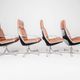 4 High Commander Office Chairs by Jorge Zalszupin - Brazil - 1980s