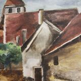 Village painting