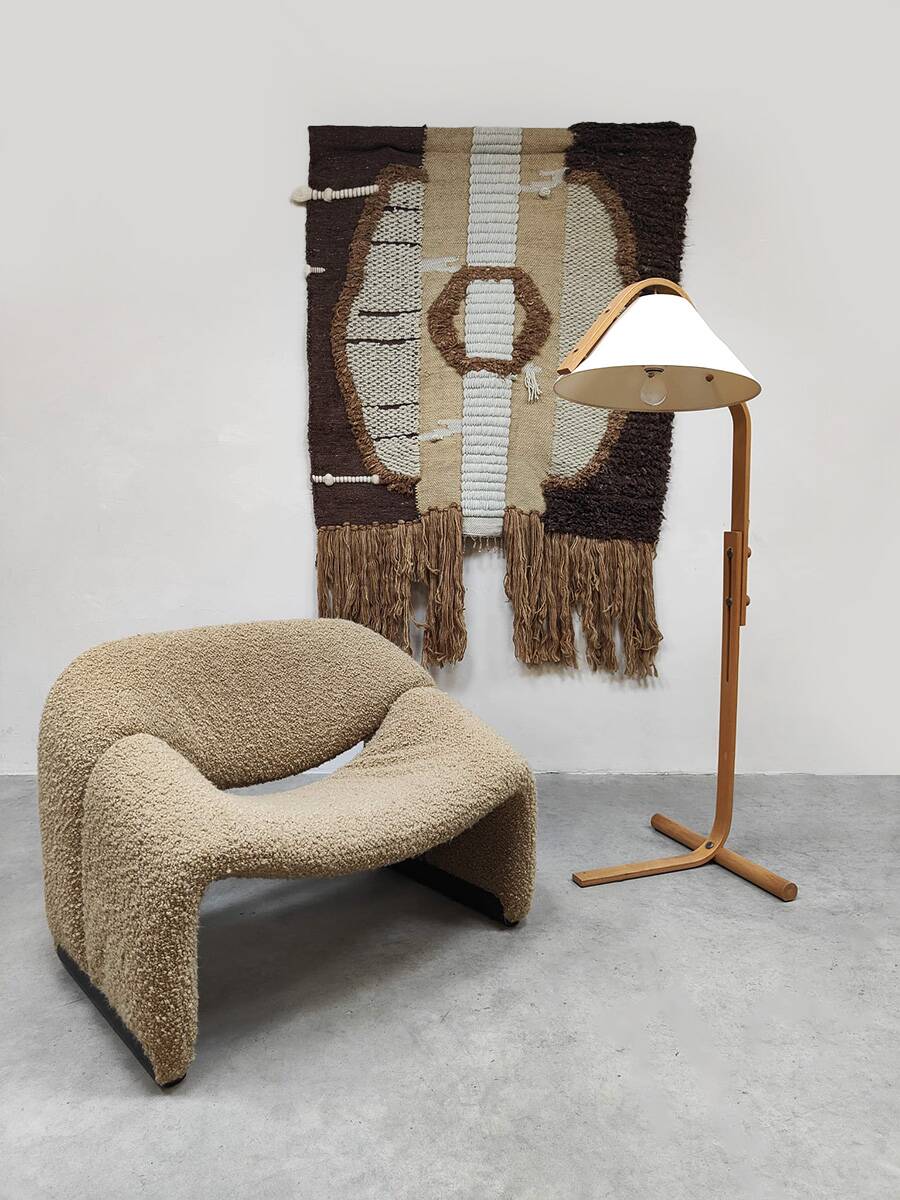 Domus floor lamp with vintage Swedish design by Jan Wickelgren.