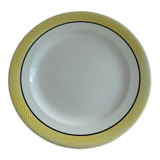 Assiettes Salins jaune noir