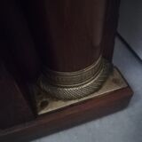 Empire mirror in mahogany and gilded bronze 120x97cm