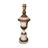 Medicis lamp carved polychrome wood ep 1940