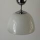 Opal glass ceiling light in Bauhaus style, Art Deco, 1940s, Germany