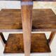 Art Deco Console in walnut with 3 levels, Circa 1938.