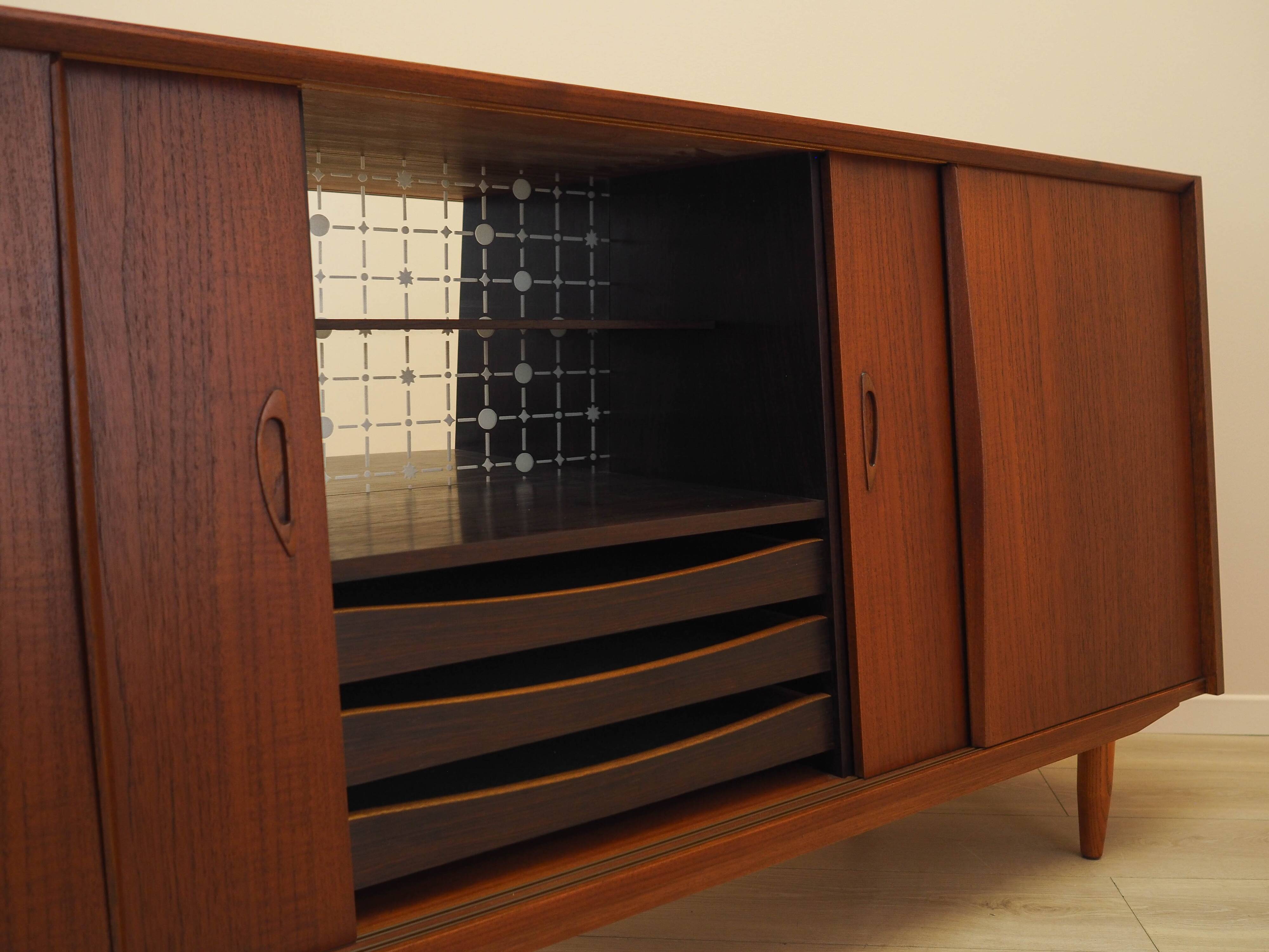 Teak sideboard, Danish design, 1970s, production: Denmark