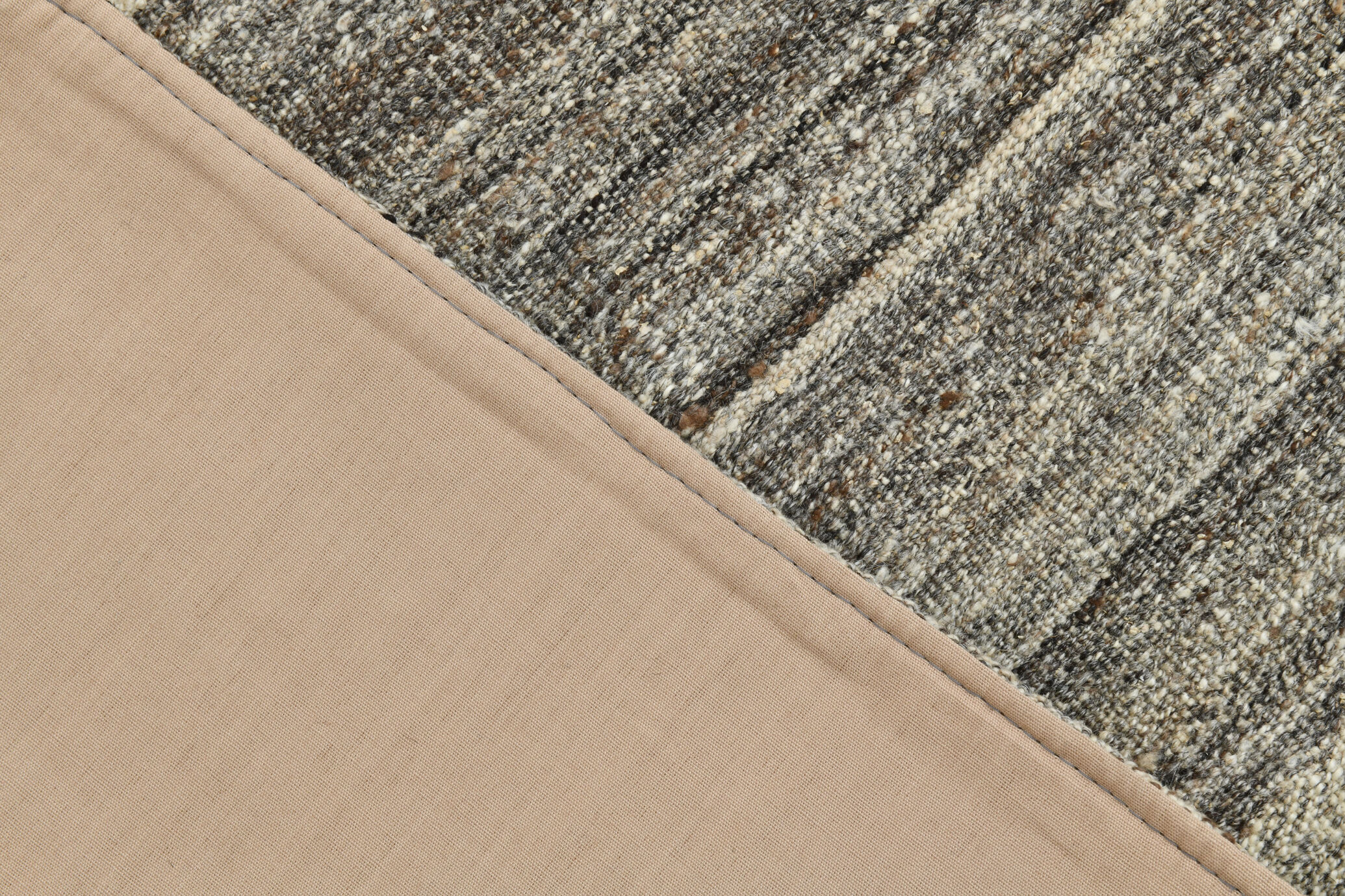 Shades of brown vintage runner rug 75x225cm