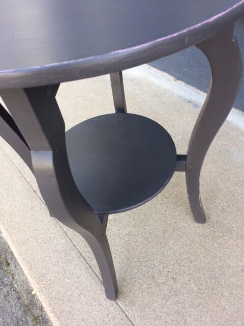Anthracite side round table
