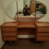 Coiffeuse à tryptique