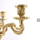 Pair of candelabra, in Louis XV style, in gilded bronze.