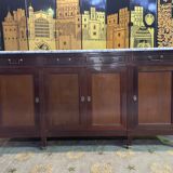 Mahogany enfilade in Louis XVI style