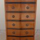 Semainier de style louis XVI en bois et placage merisier
