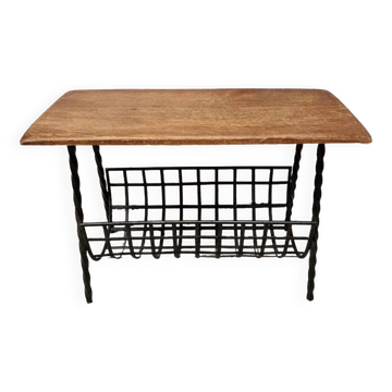 Vintage desserte porte revue brutaliste