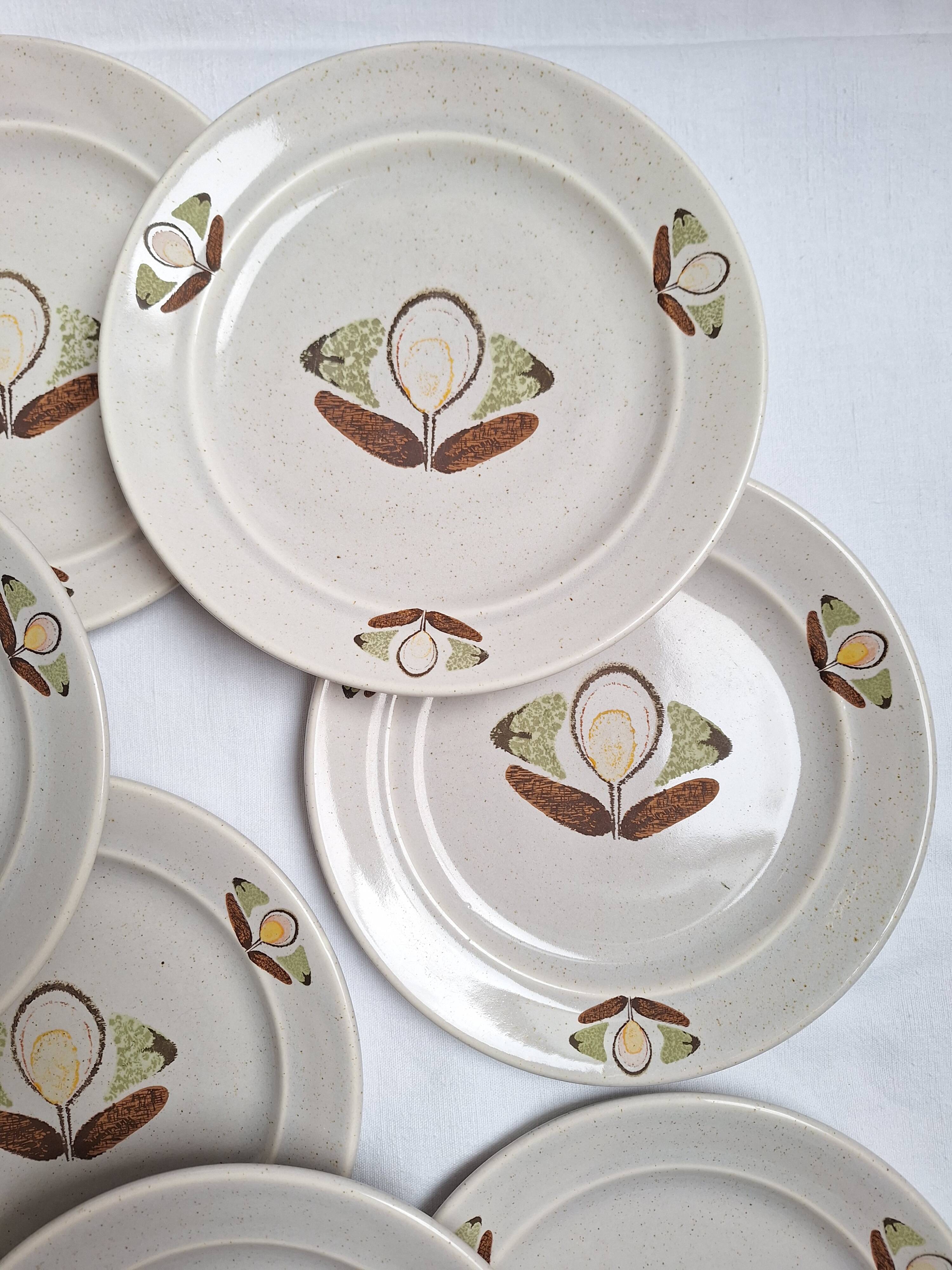 St Amand dessert plates 1970