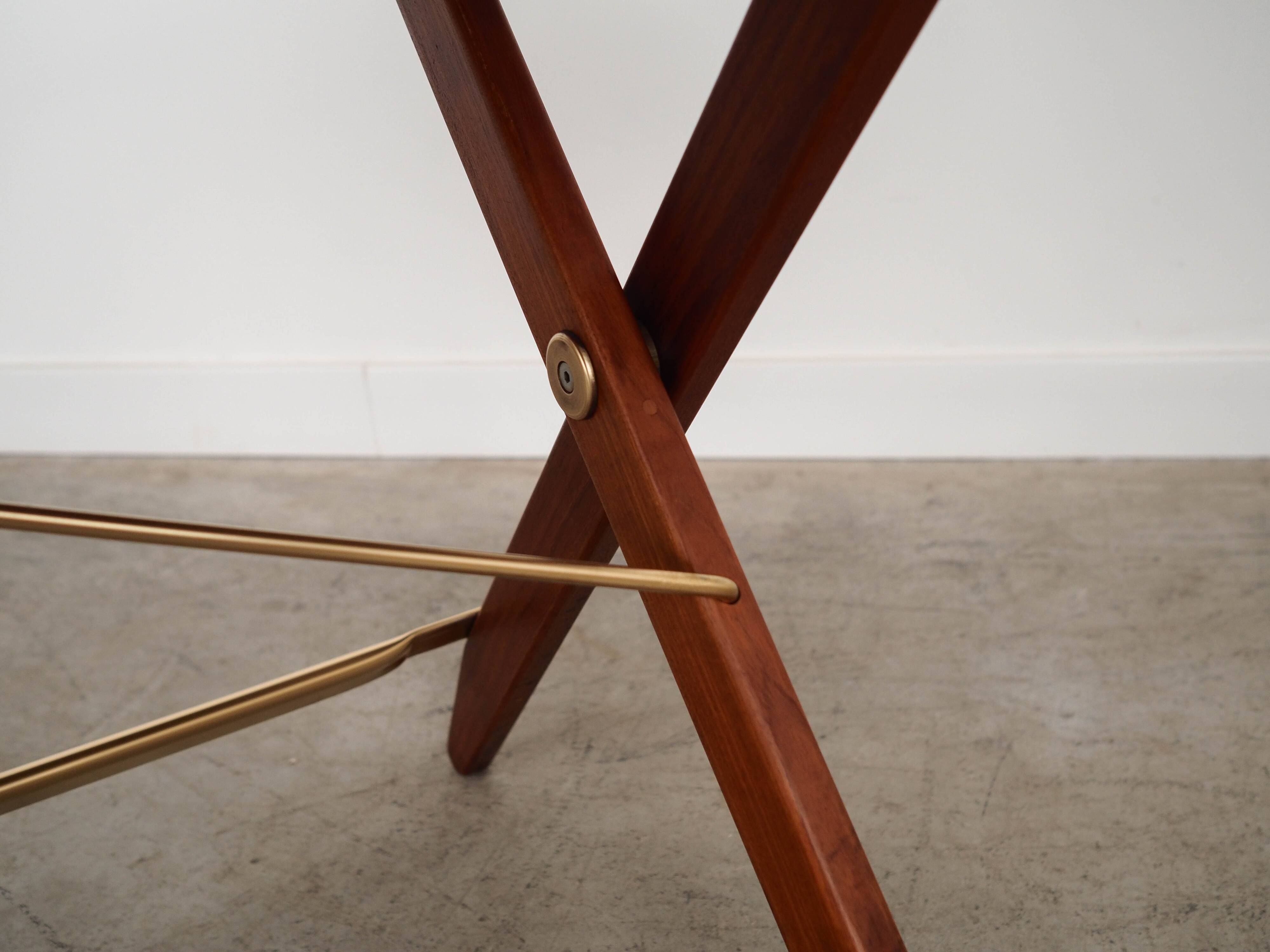 Folding teak table, Danish design, 1970s, made in Denmark