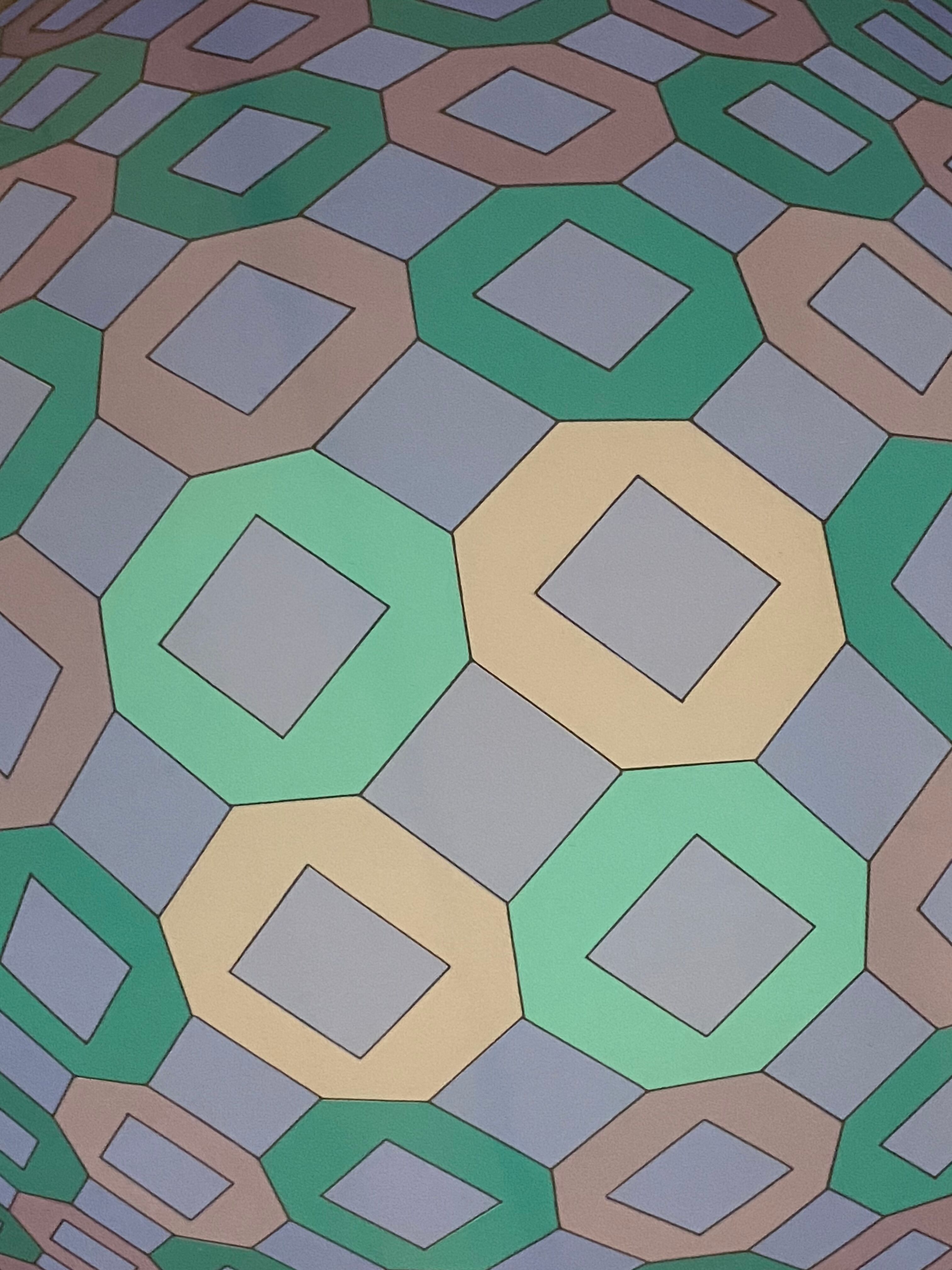 Okta Pos de Vasarelly lithograph