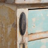 Ancienne commode bleu ciel (c.1920) #20