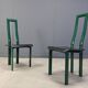 Italian Model Regia Dining Chairs by Antonello Mosca for Ycami, 1980s, Set