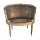 Louis XVI style caned bench
