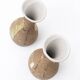Pair of Fratelli Fanciullacci vases, sgraffito decoration with stylised figures,