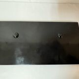 Peinture sur bois laqué Russie, Fedoskino, décor troïka datée 1987