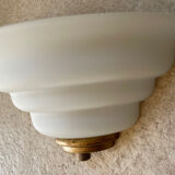 Pair of Vianne opaline wall lights
