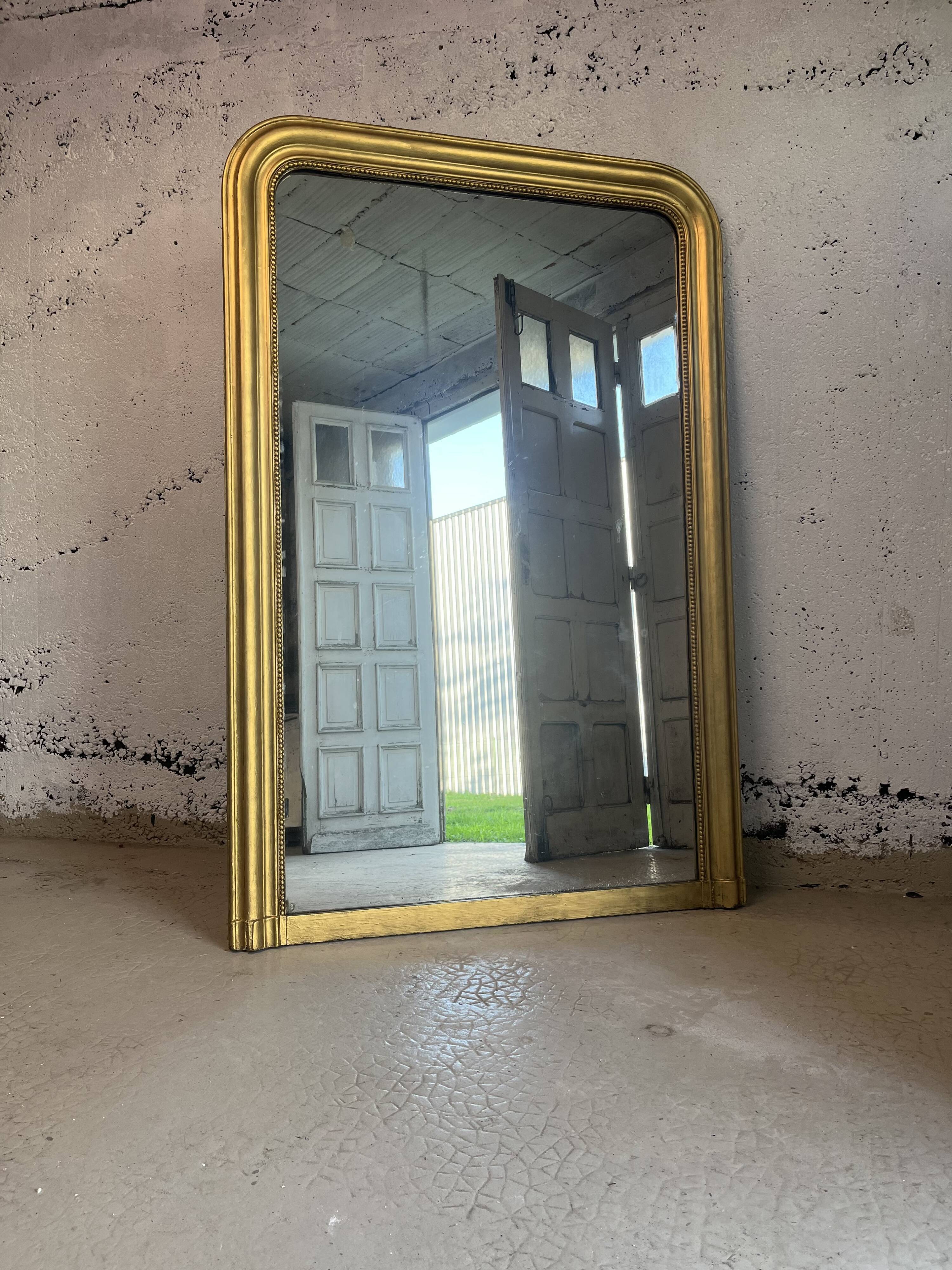 Large old mirror louis Philippe 148x98