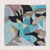 Blue Flower and Hand