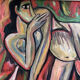 Tableau cubiste signé Boris Chatzmann