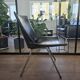 Chaise en simili cuir moderne du milieu du siècle des années 60