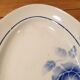 Oval hollow dish Rosine 1932 blue flower of Saint-Amand 37x26
