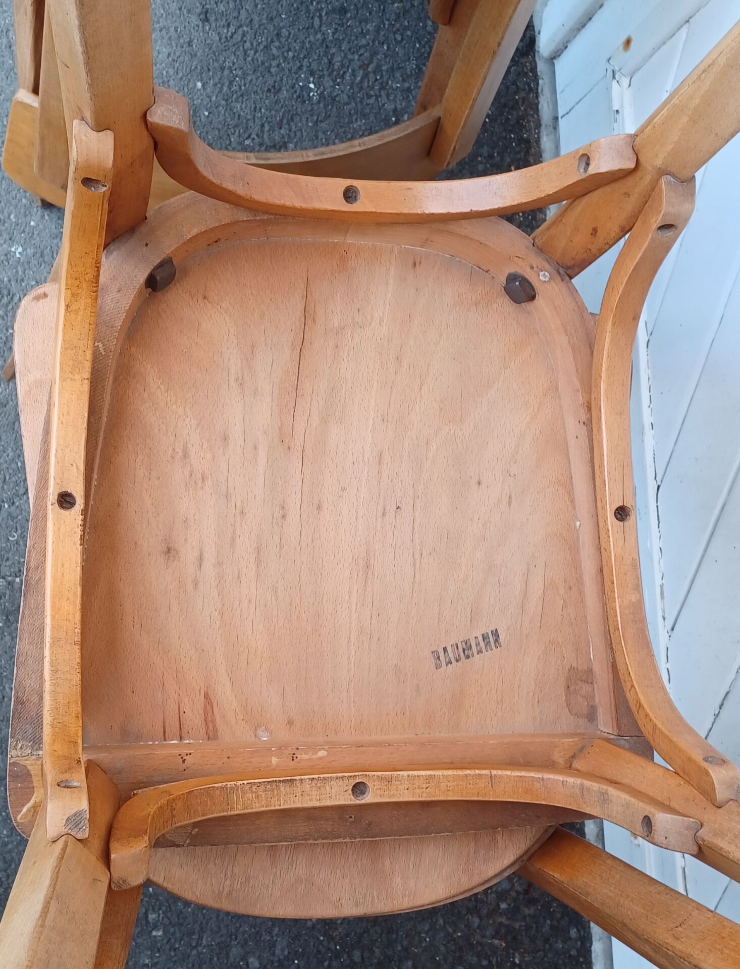 Lot de 6 chaises bistrot Baumann