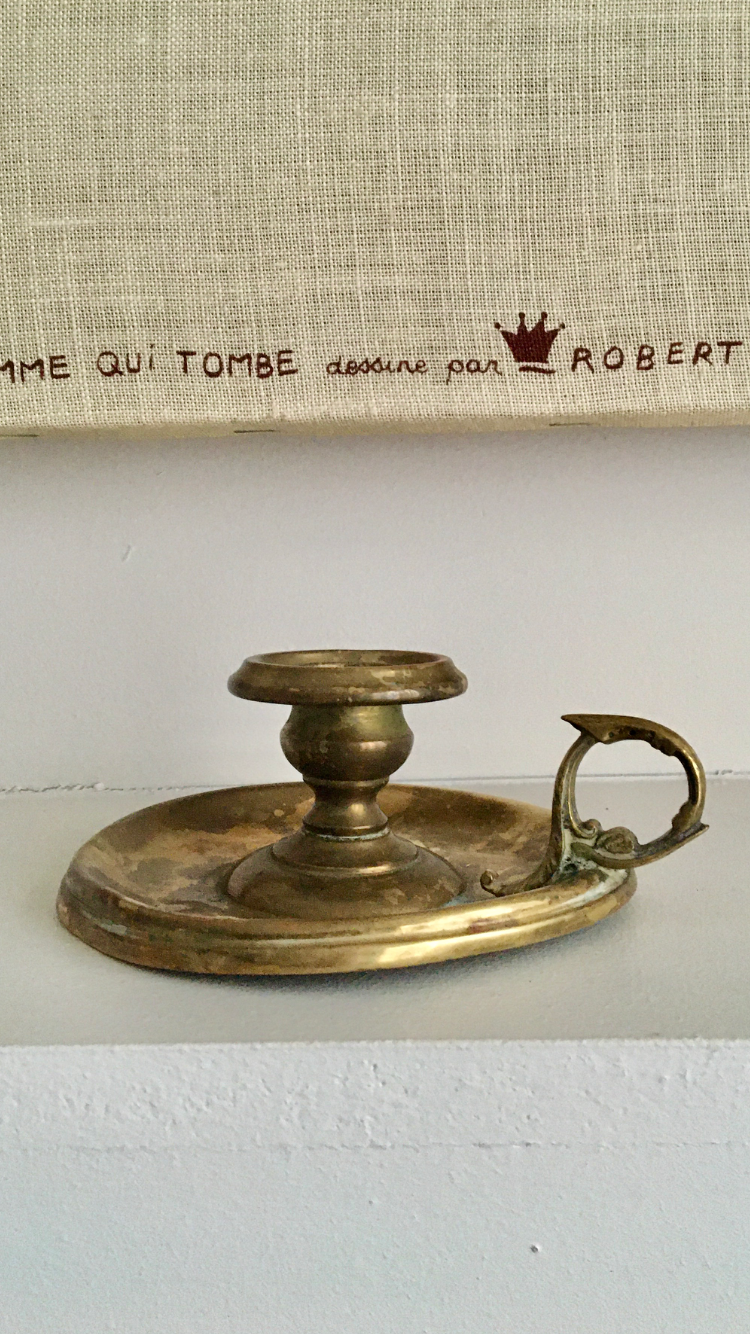 Brass candlestick