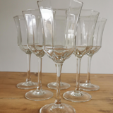 Service of 6 Luminarc water glasses France