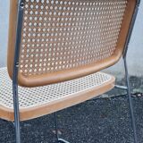 Talin chrome and cane chair