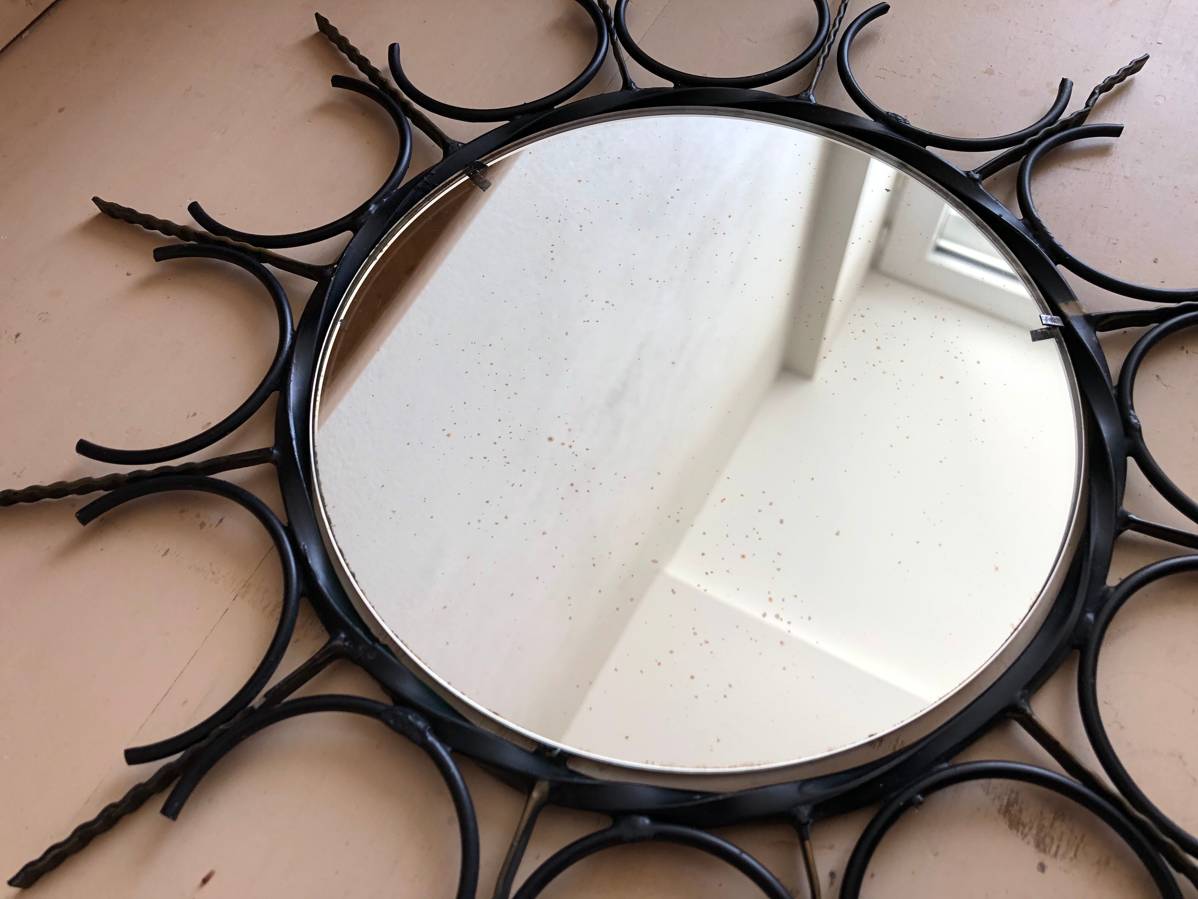 Metallic sun mirror 18cm